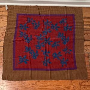 Vintage Calvin Klein orchid patten Scarf